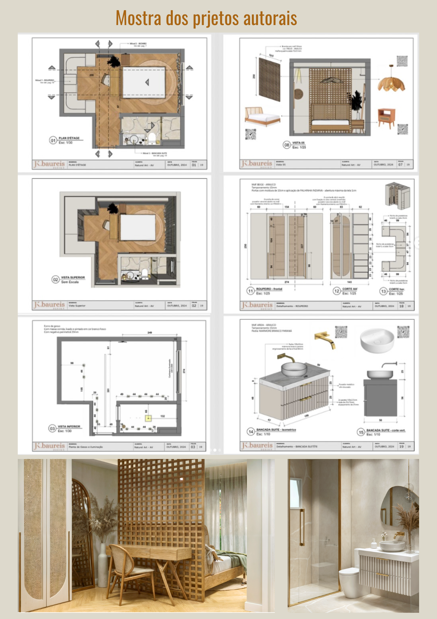 Suite & Bathroom — Detailed Joinery