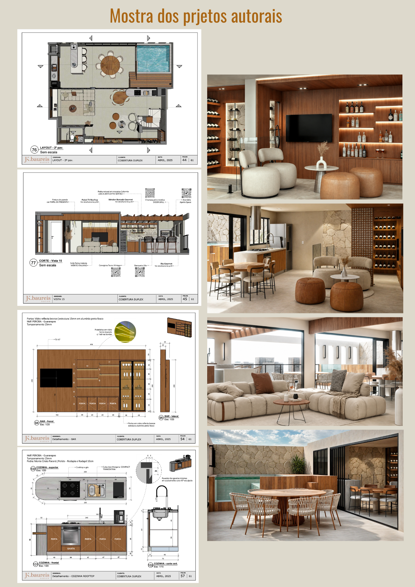 Rooftop Gourmet & Bar Cabinetry
