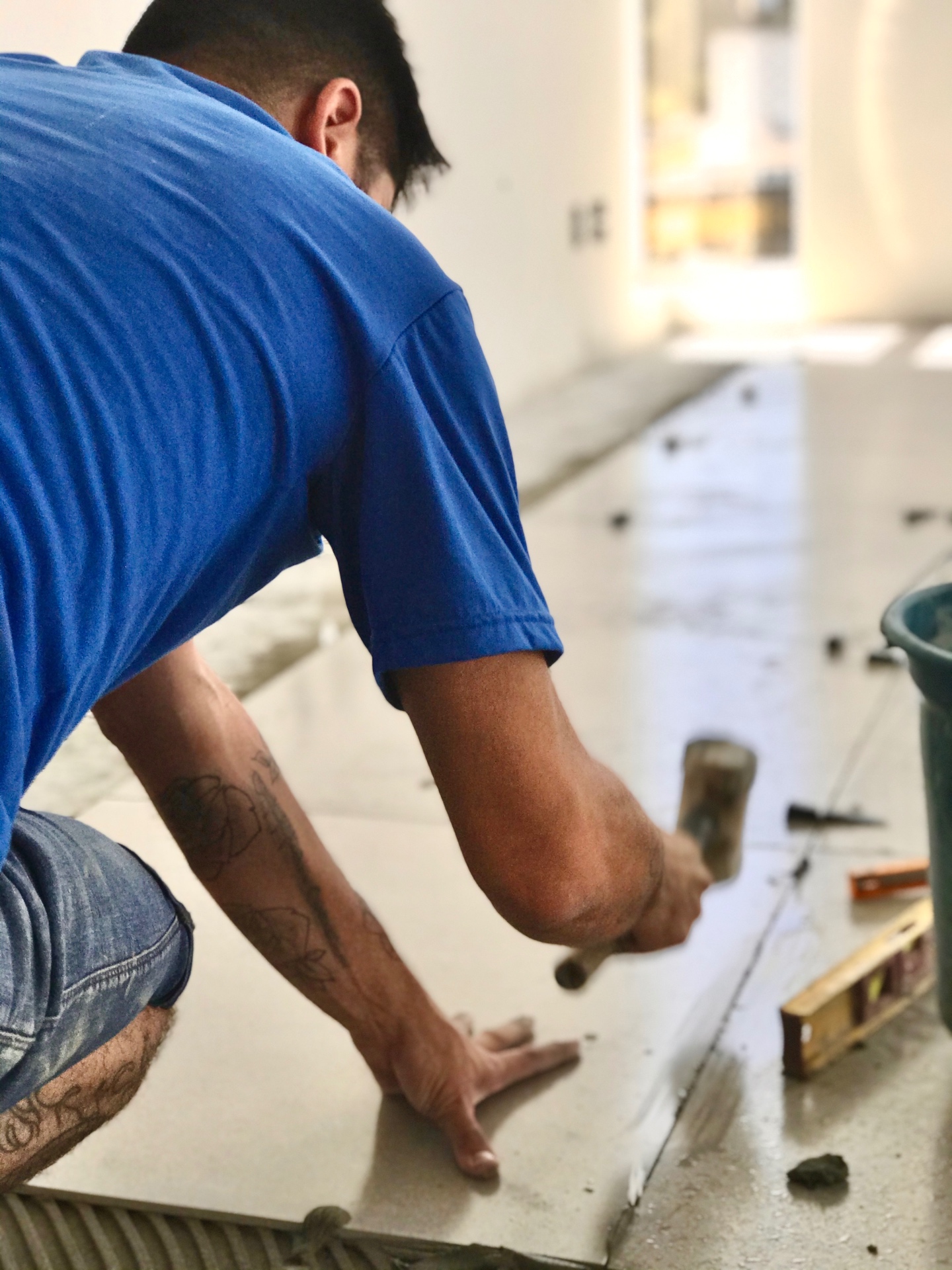 Precision Floor Tiling
