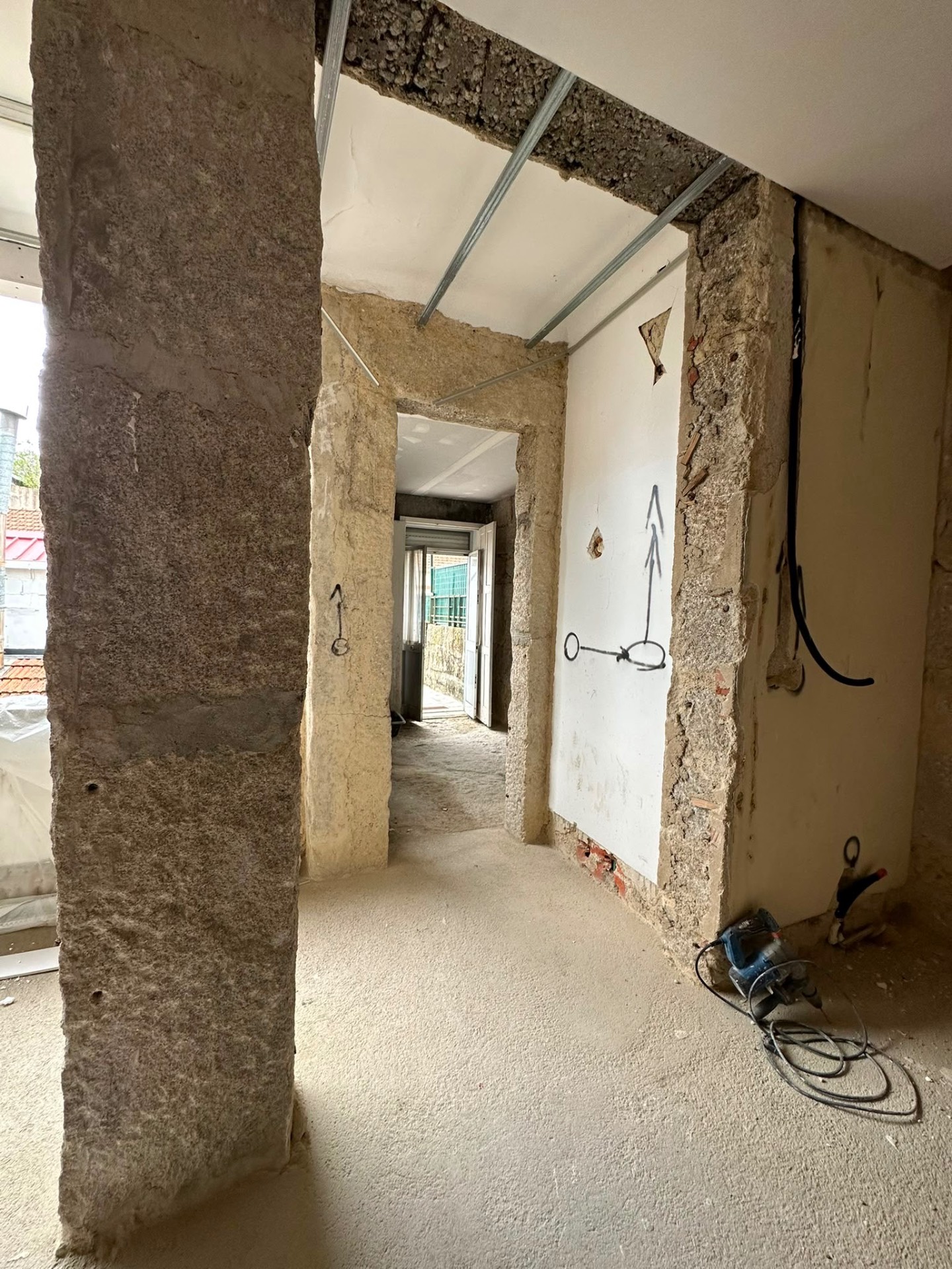 Stone Wall Opening & Reinforcement